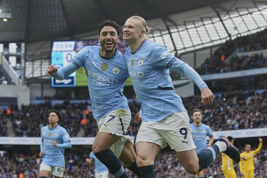 [图]马尔穆什世界波哈兰德点射 曼城2-2布赖顿